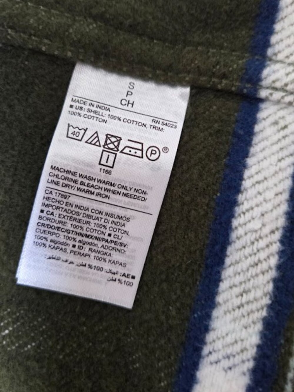 Green Flannel Shacket - Picture 4 of 5
